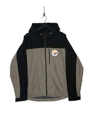 NFL Sofshell Jacke Pittsburgh Steelers Grau/Schwarz Größe L
