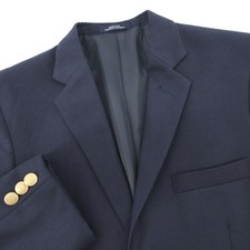 Chaps Kids Navy Blue Gold Button Blazer Size 14 REG