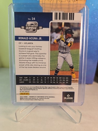 2022 Chronicles - Contenders Optic Ronald Acuña Jr. #24 Building Blocks Prizm - Afbeelding 4 van 4