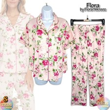 NWT Flora by Flora Nikrooz Women's S Gabriella 2-Piece Floral Pajama Set T90943