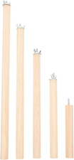 Veemoon Wood Bird Perch Stand 5Pcs Parrot Cage Stick Standing Sticks Climbing