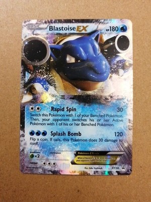 Kim Jong Un's BLASTOISE EX #XY30 BLACK STAR PROMO HOLO FREE SHIPPING