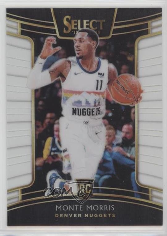 2018-19 Panini Select Concourse White Prizm 122/149 Monte Morris #34 1yj