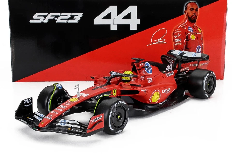 BBURAGO 1/18 - FERRARI SF-23 - TEST FIORANO 2025 (L. HAMILTON) 16812-H44-FIORANO