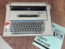 Typewriter-Smith Corona Office 2000 Electric Typewriter Key Cover 3 Print Wheels thumbnail