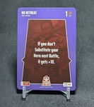 No Retreat Play Card 2025 Bo Jackson Battle Arena Alpha Update TCG #PL-87