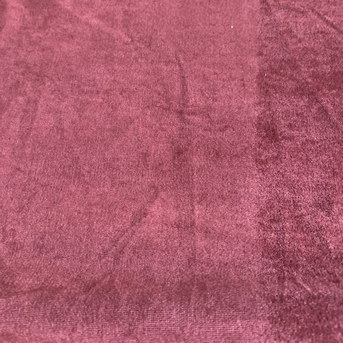 Fabric Cranberry Suede. 1 Yard And 27 Inches By 45 Inches Very Soft - Picture 2 of 3