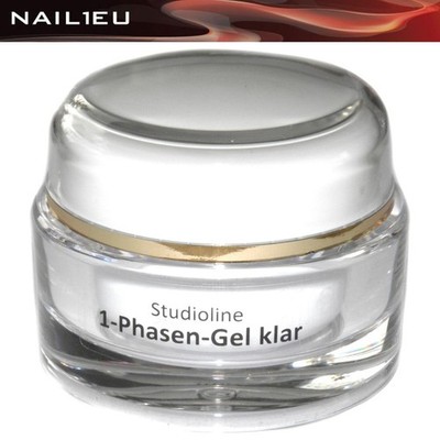 30ml STUDIOLINE 3-in-1 Gel klar, Einphasengel 1-Phasen-gel Aufbaugel Allroundgel