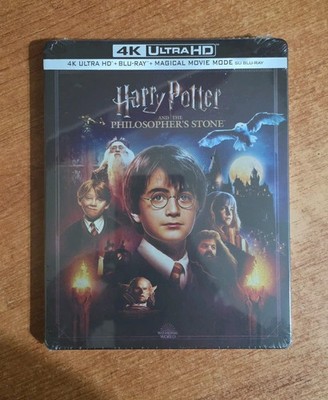 Harry Potter Der Stein der Weisen Steelbook - Radcliffe - 4k UHD + Blu-Ray