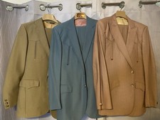 Lot of 3 RARE Vintage Lasso Western Wear Men  s Suits