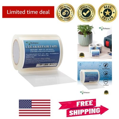 Clear Repair Tape for Tents & Awnings: 30FT x 2.9'' - Weather-Resistant Solution