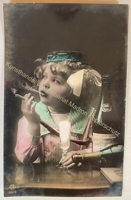 AK alt Motiv Kinder Kind um 1908 Mädchen