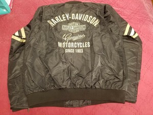 harley davidson nylon bomber jacket