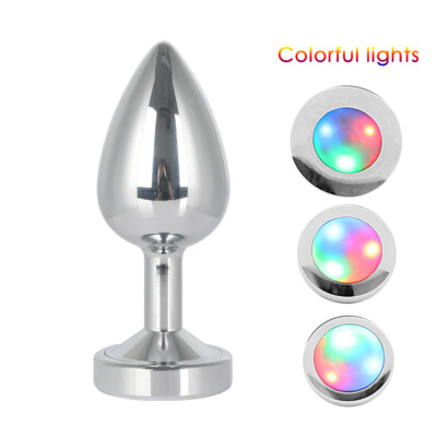 L.E.D Light Up Butt Plug (3 Sparkling Patterns) Anal Booty Late Night Light  Show