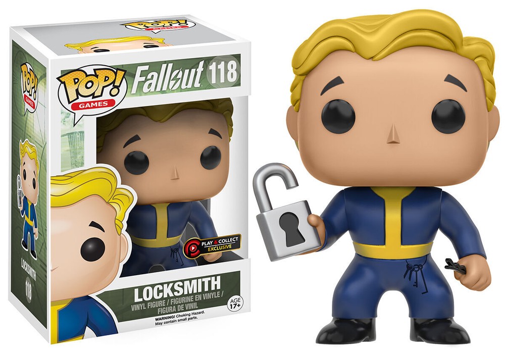 Exclusive Fallout Vault Boy Lockpick Perk Funko Pop #118 by 1st Video Enterprises