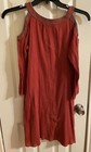 Jam & Peppar Girls’ Rust Embroidered Cold Shoulder Dress Size 16 — photo 2