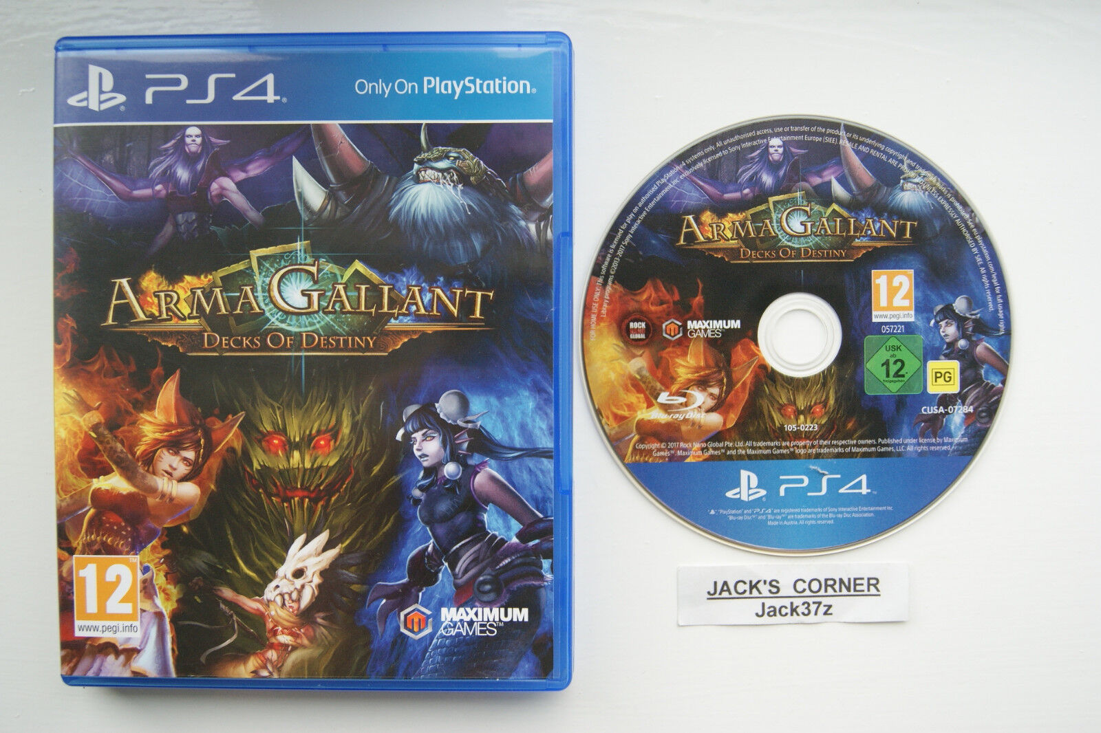 Jogo ArmaGallant: Decks of Destiny - PS4 - MeuGameUsado