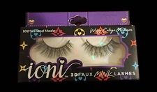 Ioni eyelashes 3D faux mink lashes (Wispy Cateye Medium)