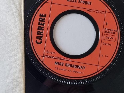 7" Single Belle Epoque - Miss Broadway Vinyl Germany - Picture 3 of 5