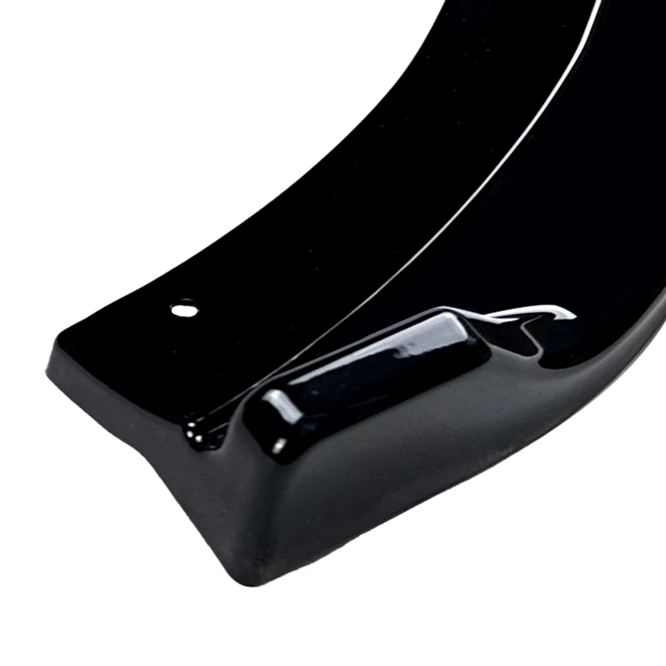 Front Bumper Spoiler Splitter Lip For Ford Focus ST MK3.5 2015-2018 16 17 Black - Image 4 of 4