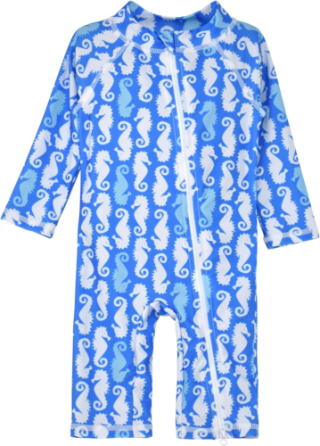 Boys' UPF 50+ Long Surf Swimsuit-Ankle Length