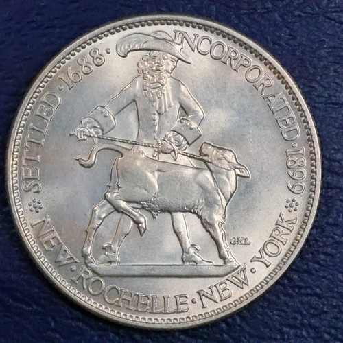 1938 New Rochelle NY 250th Anniversary Half Dollar 50c Commemorative