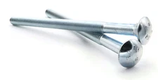 Carriage Bolt Zinc Plated Bolts 307A Steel - 5/16"-18 x 10" PT - Qty-25