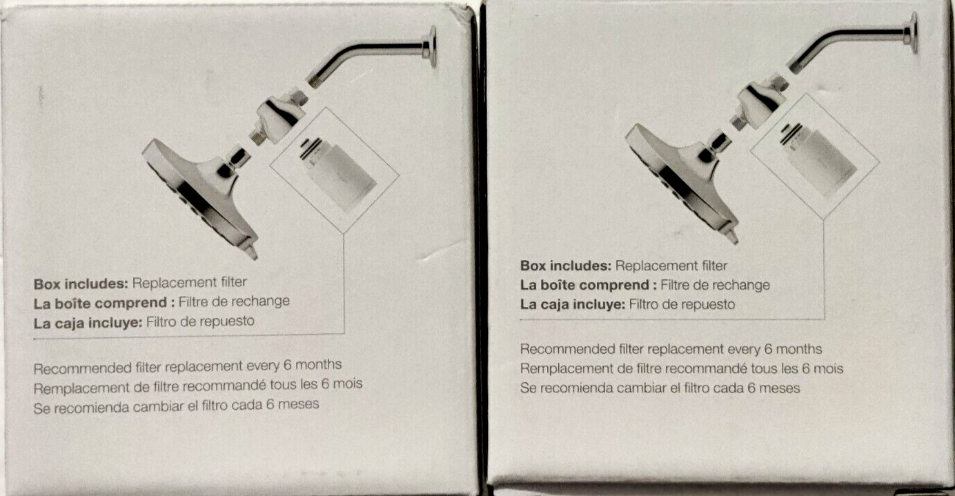 (2) Kohler Aquifer Replacement Shower Filter 1005498826 (R24162