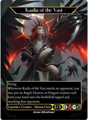 Kaalia of the Vast - Full Art Altered Art Custom Cards