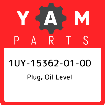1UY-15362-01-00 Yamaha Plug, oil level 1UY153620100, New Genuine 