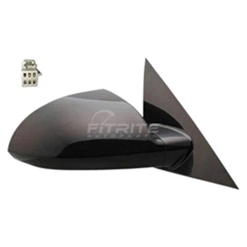 Right Side Power Mirror Textured Black Paintable For 2006-2016 Chevrolet Impala