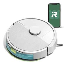 iRobot Roomba 105 Combo, Robot Aspirapolvere Lavapavimenti, Bianco