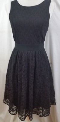 country road black lace dress Jet Black Tie Back Lace Maxi Dress main image 0