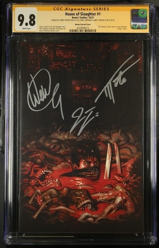 House of Slaughter (2021) # 1 (CGC 9.8 SS) Signed Frison * Shehan * Tynion IV