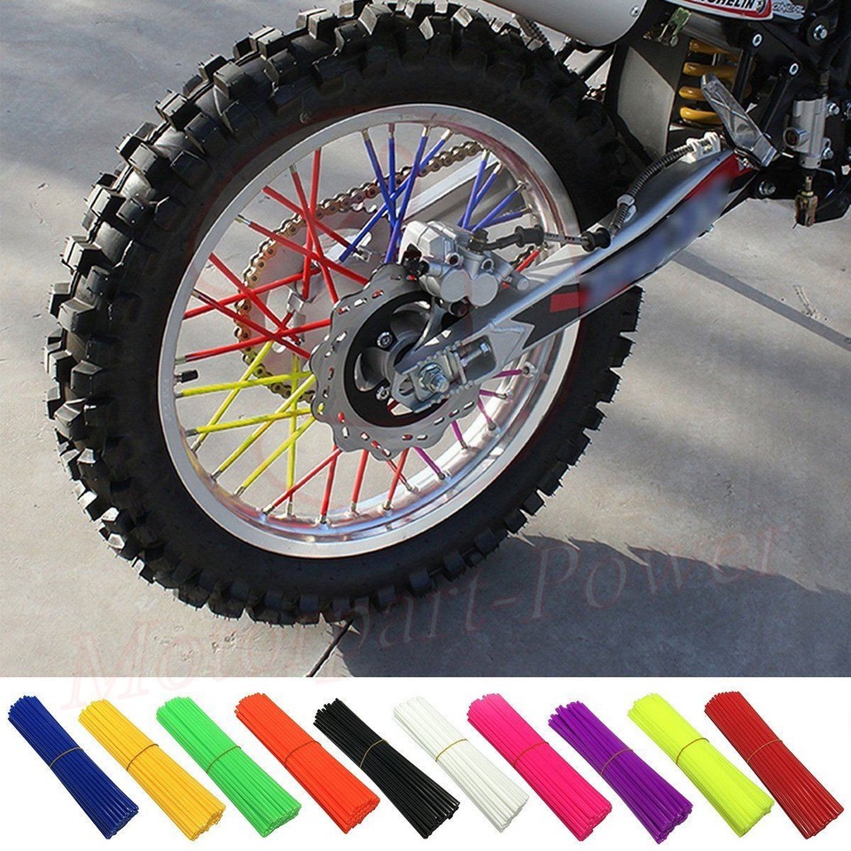 72-teiliges Speichenabdeckung Set Für Motocross & Enduro | Felgen-Ummantelung In Orange 72-teiliges Speichenabdeckung Set Für Motocross & Enduro | Felgen-Ummantelung In Orange