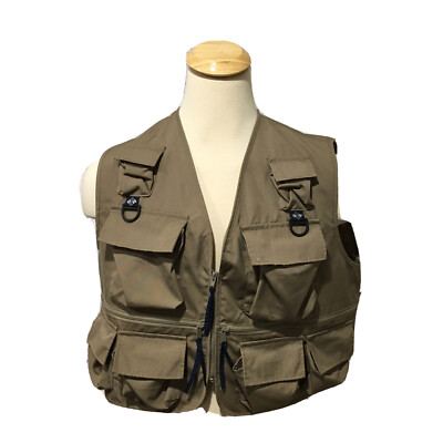 Columbia Sportswear Mens Tan Fly Fishing Vest Size XL | eBay