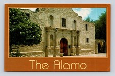 Postcard TEXAS The ALAMO Shrine of Texas Liberty Santa Anna Davy Crockett