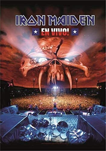 Iron Maiden En Vivo large fabric poster / flag 1100mm x 700mm