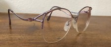 Vintage Charmant Pink Oval Half-Rim RX Eyeglass Frames So Cute