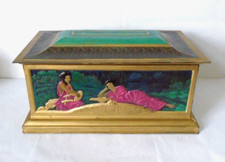 Antique Colman`s Mustard Neo-Classical Large Display Tin - Has Been Hand-Painted
