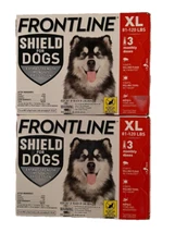 Frontline Shield For Dogs Extra Strength Protection XL 81 - 120 lbs 6 Doses