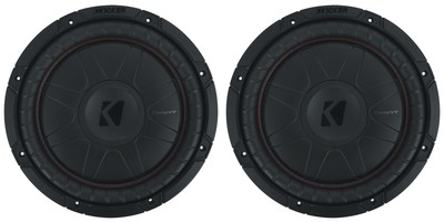 (2) Kicker 52CVT122 CVT12 COMPVT 12'' 900w Subwoofers 2-Ohm SVC Car Subs CVT122