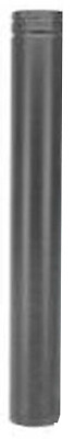 Pellet Vent Stove Pipe, Twist Lock, 3 x 24-In.
