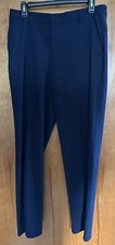 Van Heusen Boys Blue Check Pants Size 18 Husky Dress Pants Formal