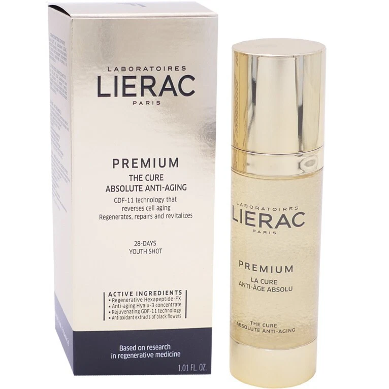 Lierac Premium La Cure Absolute Anti-Aging Youth Shot 30 ml 1,01 oz Foto 2 de 2