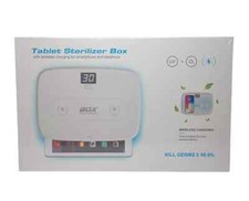 Tablet Sterilizer Cleaning Box w Wireless Fast charging for Smartphone, Earphone
