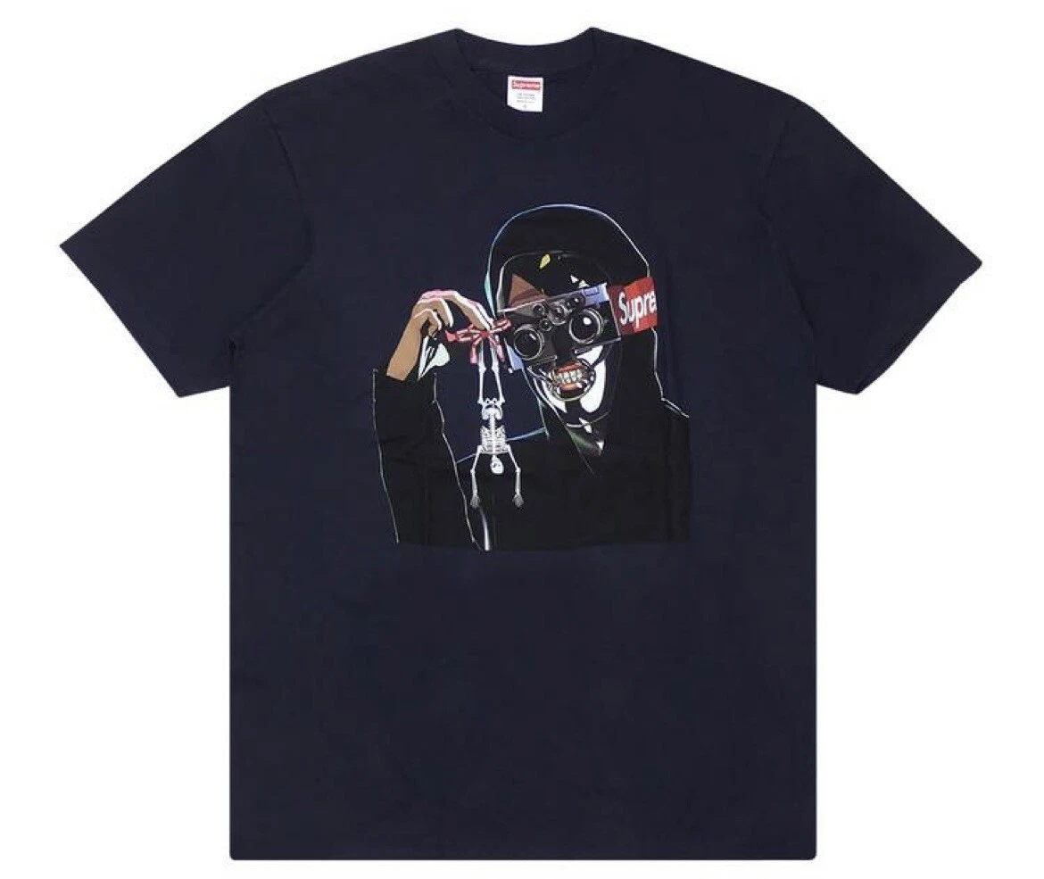 T shirt moyen Supreme Navy « Creeper »