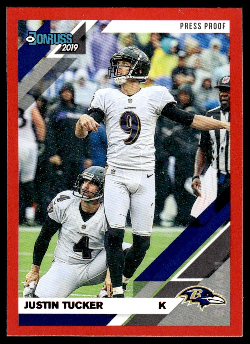 2019 Donruss Red Press Proof Justin Tucker #29