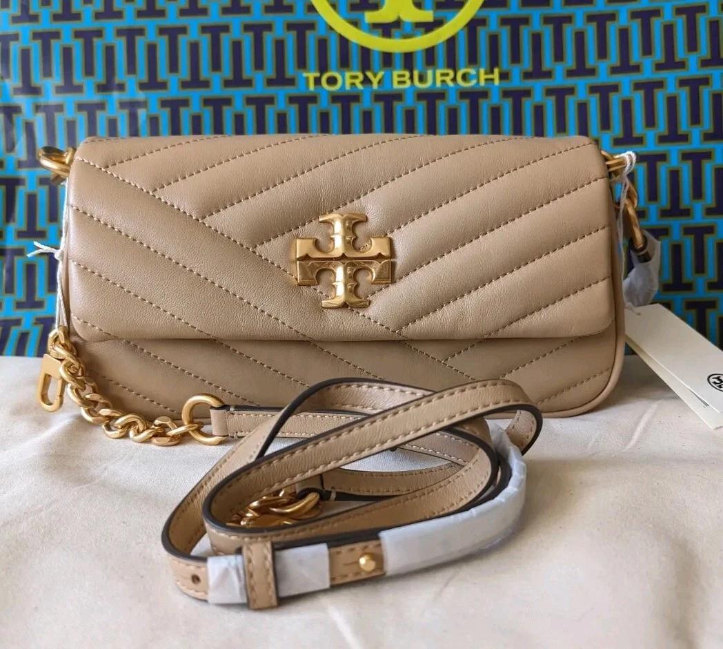 Mini Kira Chevron Top Handle Chain Wallet: Women's Designer Mini Bags