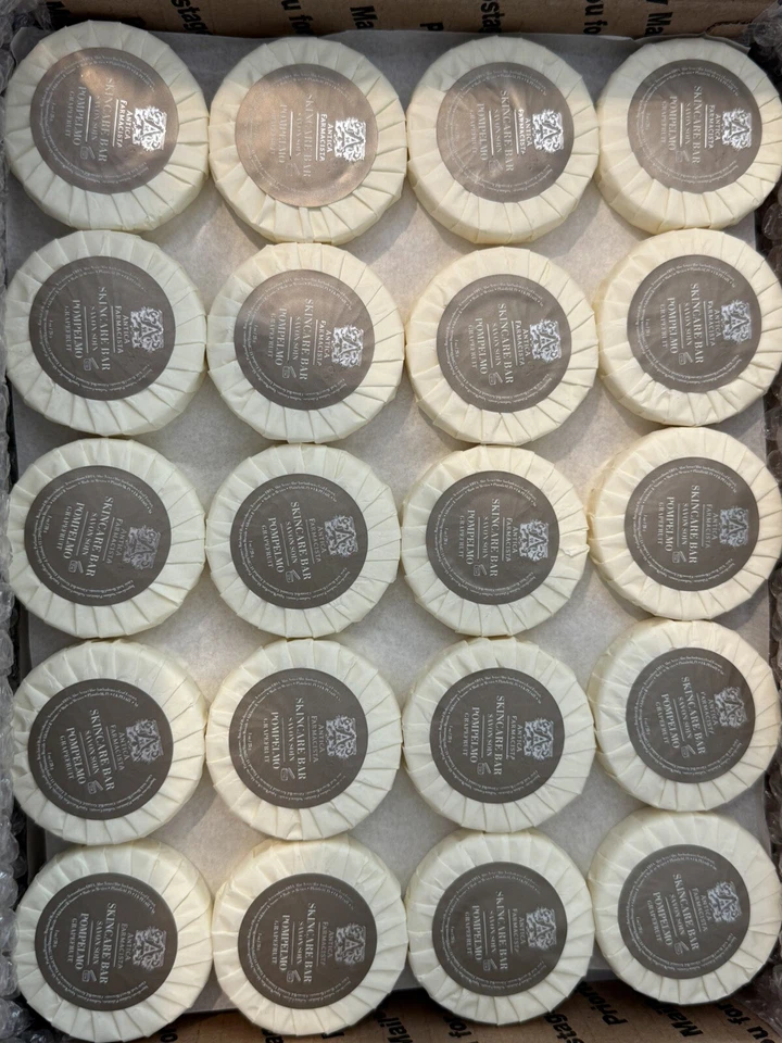 Jabón de pomelo de lujo Antica Farmacista - Paquete de 180 barras premium para el cuidado de la piel de 1 oz Foto 2 de 2